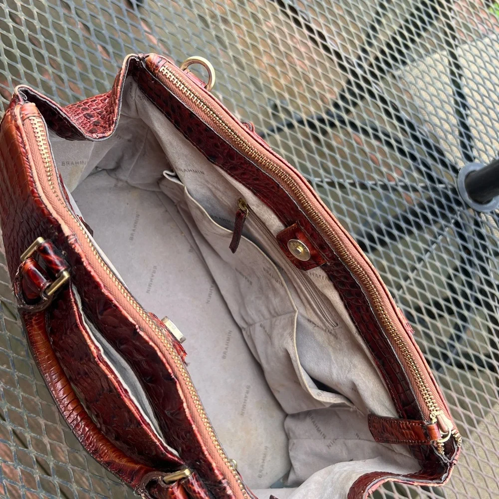 Brahmin Large LINCOLN Satchel - Picture 6 of 13